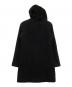 Junhashimoto (ジュンハシモト) ウールコート　WRAP HOODED COAT ブラック サイズ:3：20000円