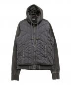 DIESELディーゼル）の古着「パーカー　J-VESTER」｜グレー