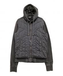 DIESEL（ディーゼル）の古着「パーカー　J-VESTER」｜グレー