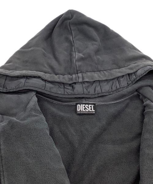 DIESEL（ディーゼル）DIESEL (ディーゼル) パーカー　J-VESTER グレー サイズ:Lの古着・服飾アイテム