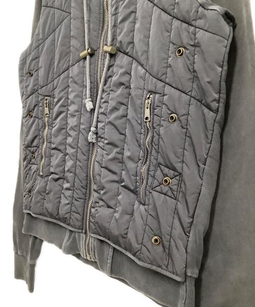DIESEL（ディーゼル）DIESEL (ディーゼル) パーカー　J-VESTER グレー サイズ:Lの古着・服飾アイテム