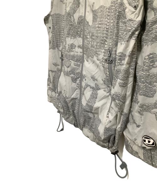 DIESEL（ディーゼル）DIESEL (ディーゼル) ナイロンジャケット グレー サイズ:44の古着・服飾アイテム