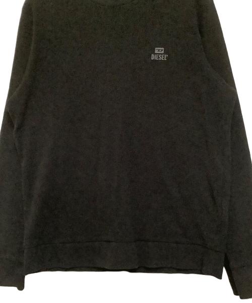 DIESEL（ディーゼル）DIESEL (ディーゼル) ロングスリーブカットソー ブラック サイズ:Lの古着・服飾アイテム