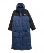 THE NORTH FACEザ ノース フェイス）の古着「ダウンコート　VERTEX LONG JACKET」｜ブルー×ブラック