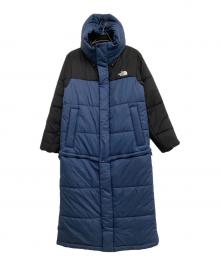 THE NORTH FACE（ザ ノース フェイス）の古着「ダウンコート　VERTEX LONG JACKET」｜ブルー×ブラック