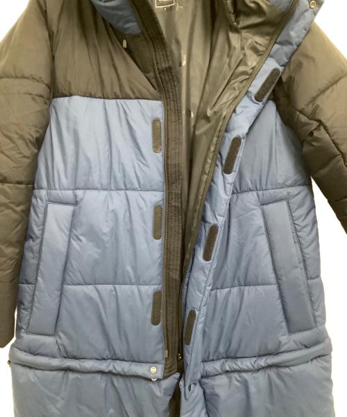 THE NORTH FACE（ザ ノース フェイス）THE NORTH FACE (ザ ノース フェイス) ダウンコート　VERTEX LONG JACKET ブルー×ブラック サイズ:Sの古着・服飾アイテム