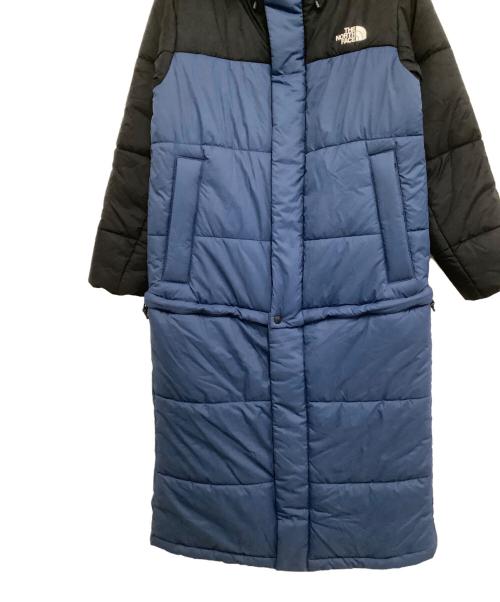 THE NORTH FACE（ザ ノース フェイス）THE NORTH FACE (ザ ノース フェイス) ダウンコート　VERTEX LONG JACKET ブルー×ブラック サイズ:Sの古着・服飾アイテム