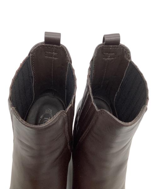TOD'S（トッズ）TOD'S (トッズ) ブーツ　チャンキーヒール ブラウン サイズ: 34 1/2の古着・服飾アイテム