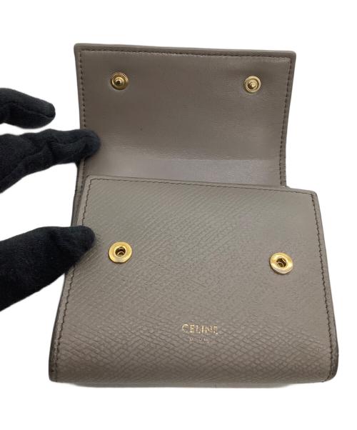 CELINE（セリーヌ）CELINE (セリーヌ) 3つ折り財布 ベージュの古着・服飾アイテム