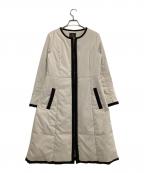 TOCCAトッカ）の古着「中綿コート　	INVERNO	2021 RESORT COLLECTION」｜ベージュ×ブラック