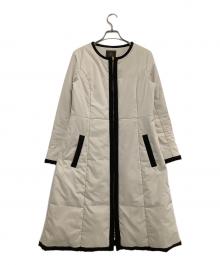 TOCCA（トッカ）の古着「中綿コート　	INVERNO	2021 RESORT COLLECTION」｜ベージュ×ブラック