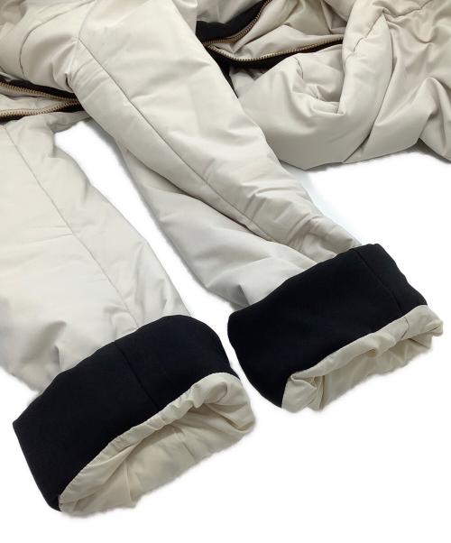 TOCCA（トッカ）TOCCA (トッカ) 中綿コート　	INVERNO	2021 RESORT COLLECTION ベージュ×ブラック サイズ:０の古着・服飾アイテム