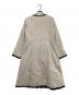 TOCCA (トッカ) 中綿コート　	INVERNO	2021 RESORT COLLECTION ベージュ×ブラック サイズ:０：18000円