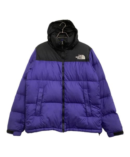 THE NORTH FACE（ザ ノース フェイス）THE NORTH FACE (ザ ノース フェイス) ダウンジャケット　ヌプシ パープル×ブラック サイズ:XLの古着・服飾アイテム