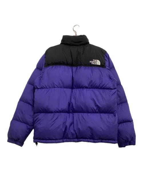 THE NORTH FACE（ザ ノース フェイス）THE NORTH FACE (ザ ノース フェイス) ダウンジャケット　ヌプシ パープル×ブラック サイズ:XLの古着・服飾アイテム