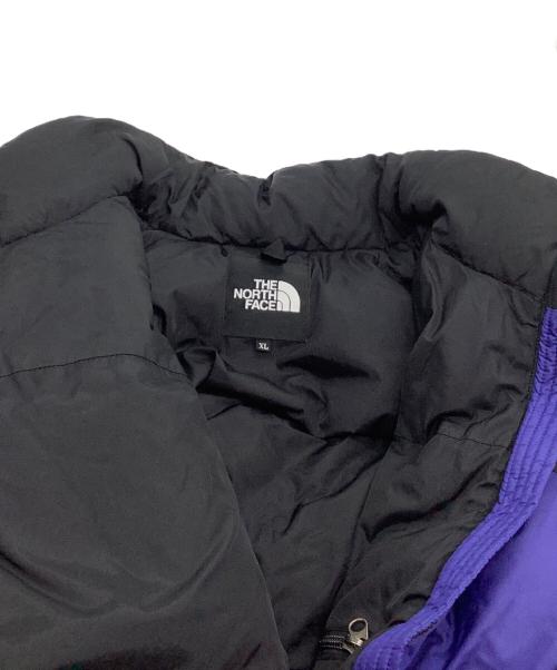 THE NORTH FACE（ザ ノース フェイス）THE NORTH FACE (ザ ノース フェイス) ダウンジャケット　ヌプシ パープル×ブラック サイズ:XLの古着・服飾アイテム