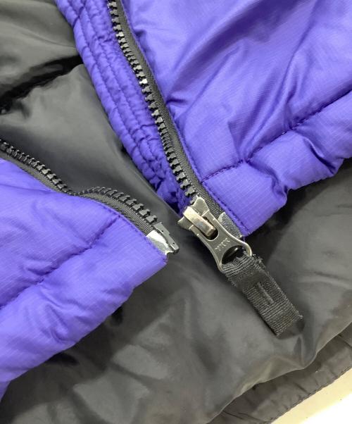 THE NORTH FACE（ザ ノース フェイス）THE NORTH FACE (ザ ノース フェイス) ダウンジャケット　ヌプシ パープル×ブラック サイズ:XLの古着・服飾アイテム