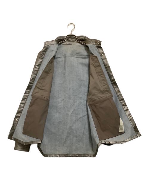 RICK OWENS（リックオウエンス）RICK OWENS (リックオウエンス) コーチジャケット　24SS FOGPOCKET SHIRT JACKET グレー サイズ:46の古着・服飾アイテム