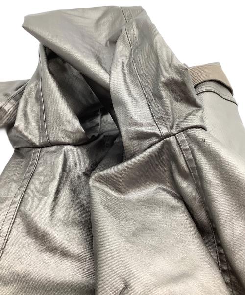 RICK OWENS（リックオウエンス）RICK OWENS (リックオウエンス) コーチジャケット　24SS FOGPOCKET SHIRT JACKET グレー サイズ:46の古着・服飾アイテム