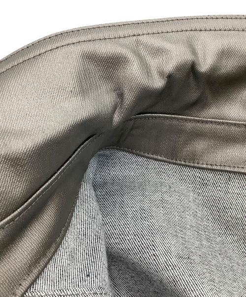 RICK OWENS（リックオウエンス）RICK OWENS (リックオウエンス) コーチジャケット　24SS FOGPOCKET SHIRT JACKET グレー サイズ:46の古着・服飾アイテム