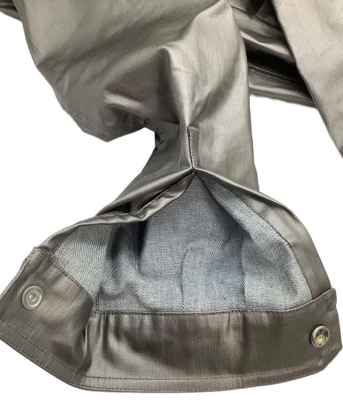 RICK OWENS（リックオウエンス）RICK OWENS (リックオウエンス) コーチジャケット　24SS FOGPOCKET SHIRT JACKET グレー サイズ:46の古着・服飾アイテム