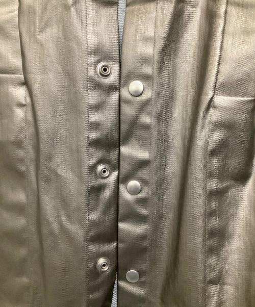 RICK OWENS（リックオウエンス）RICK OWENS (リックオウエンス) コーチジャケット　24SS FOGPOCKET SHIRT JACKET グレー サイズ:46の古着・服飾アイテム