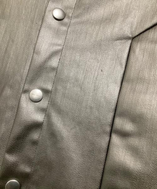 RICK OWENS（リックオウエンス）RICK OWENS (リックオウエンス) コーチジャケット　24SS FOGPOCKET SHIRT JACKET グレー サイズ:46の古着・服飾アイテム