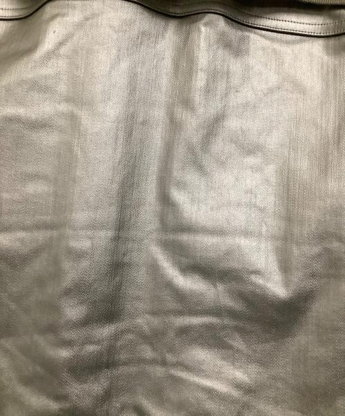 RICK OWENS（リックオウエンス）RICK OWENS (リックオウエンス) コーチジャケット　24SS FOGPOCKET SHIRT JACKET グレー サイズ:46の古着・服飾アイテム