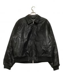 KITH（キス）の古着「ジャケット　Brisa Croc Bomber Jacket」｜ブラック