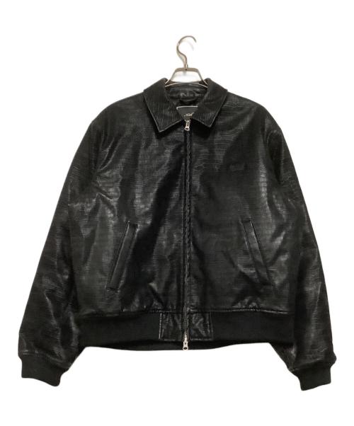KITH（キス）KITH (キス) ジャケット　Brisa Croc Bomber Jacket ブラック サイズ:Mの古着・服飾アイテム