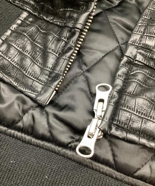 KITH（キス）KITH (キス) ジャケット　Brisa Croc Bomber Jacket ブラック サイズ:Mの古着・服飾アイテム