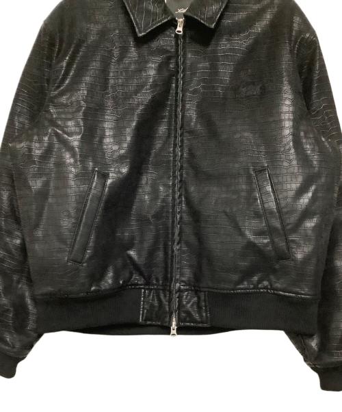 KITH（キス）KITH (キス) ジャケット　Brisa Croc Bomber Jacket ブラック サイズ:Mの古着・服飾アイテム