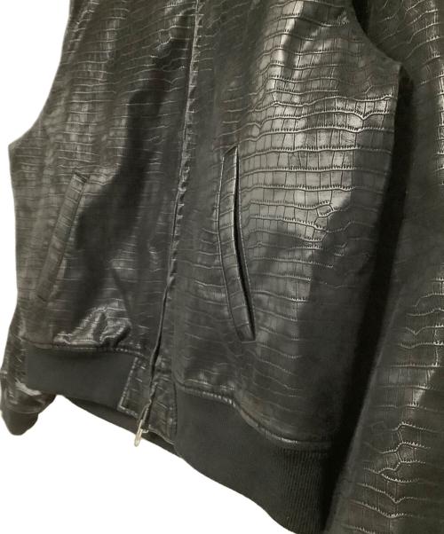 KITH（キス）KITH (キス) ジャケット　Brisa Croc Bomber Jacket ブラック サイズ:Mの古着・服飾アイテム