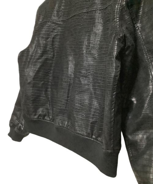 KITH（キス）KITH (キス) ジャケット　Brisa Croc Bomber Jacket ブラック サイズ:Mの古着・服飾アイテム