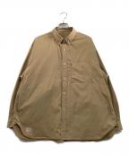 FreshServiceフレッシュサービス）の古着「長袖シャツ　TYPEWRITER UTILITY L/S B.D SHIRT」｜ベージュ