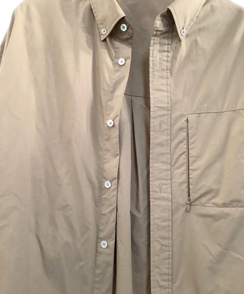 FreshService（フレッシュサービス）FreshService (フレッシュサービス) 長袖シャツ　TYPEWRITER UTILITY L/S B.D SHIRT ベージュ サイズ:Mの古着・服飾アイテム