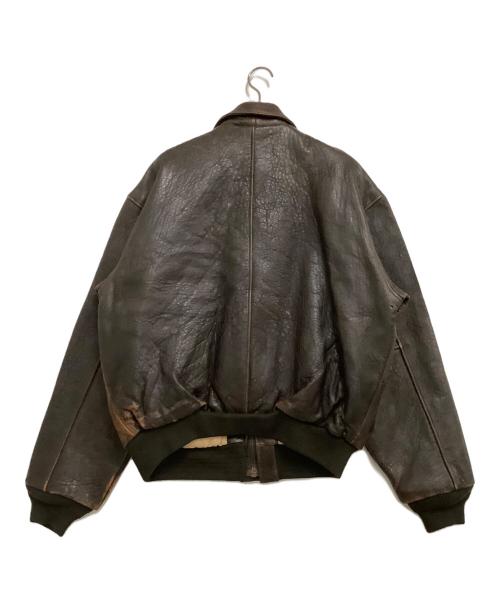 AVIREX（アヴィレックス）AVIREX (アヴィレックス) フライトジャケット ブラウン サイズ:Lの古着・服飾アイテム