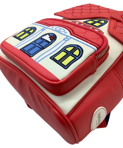 Skater（スケーター）Skater (スケーター) ミニリュック お家型ミニリュック  ハローキティ レッド 未使用品の古着・服飾アイテム