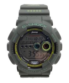 CASIO×SUZUKI（カシオ×スズキ）の古着「デジタルウォッチ G-SHOCK」｜グリーン