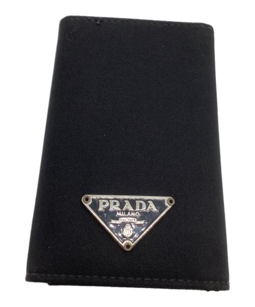 PRADA（プラダ）PRADA (プラダ) キーケース　DEPOS ブラックの古着・服飾アイテム