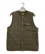 THE NORTH FACEザ ノース フェイス）の古着「中綿ベスト　Meadow Warm Vest」｜カーキ
