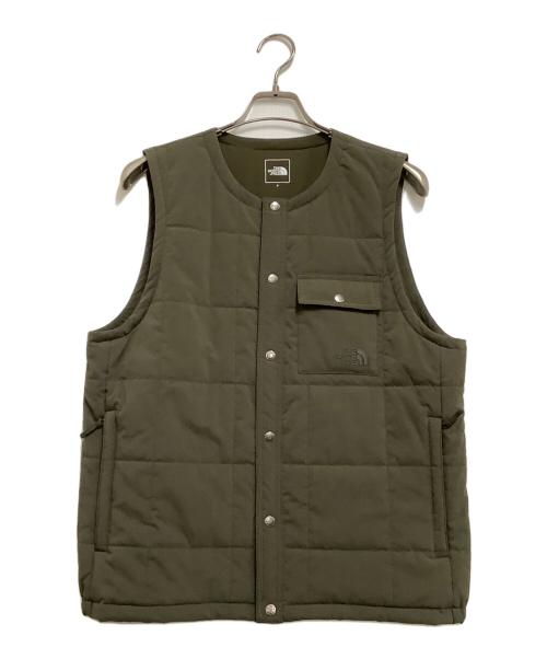 THE NORTH FACE（ザ ノース フェイス）THE NORTH FACE (ザ ノース フェイス) 中綿ベスト　Meadow Warm Vest カーキ サイズ:Sの古着・服飾アイテム