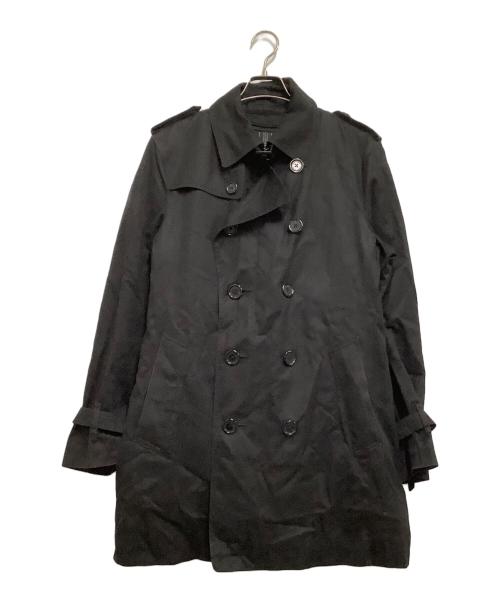 BURBERRY BLACK LABEL（バーバリーブラックレーベル）BURBERRY BLACK LABEL (バーバリーブラックレーベル) トレンチコート ブラック サイズ:Lの古着・服飾アイテム