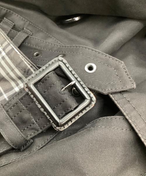 BURBERRY BLACK LABEL（バーバリーブラックレーベル）BURBERRY BLACK LABEL (バーバリーブラックレーベル) トレンチコート ブラック サイズ:Lの古着・服飾アイテム