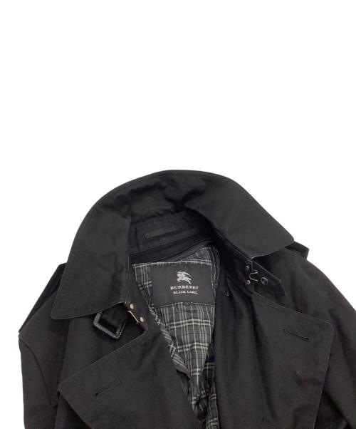 BURBERRY BLACK LABEL（バーバリーブラックレーベル）BURBERRY BLACK LABEL (バーバリーブラックレーベル) トレンチコート ブラック サイズ:Lの古着・服飾アイテム