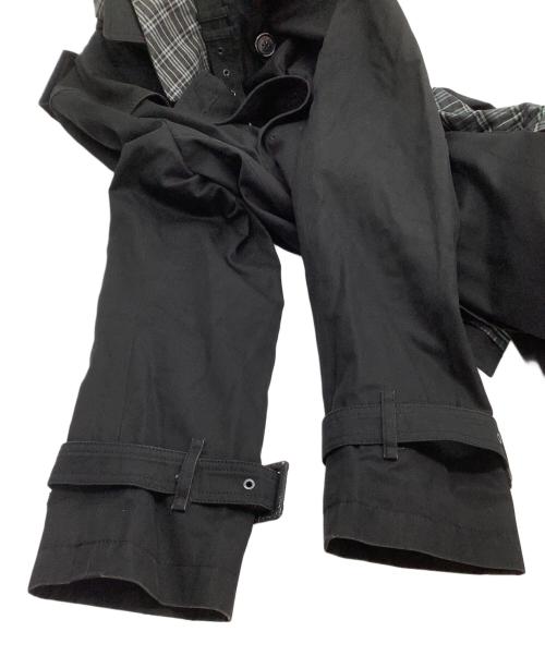 BURBERRY BLACK LABEL（バーバリーブラックレーベル）BURBERRY BLACK LABEL (バーバリーブラックレーベル) トレンチコート ブラック サイズ:Lの古着・服飾アイテム