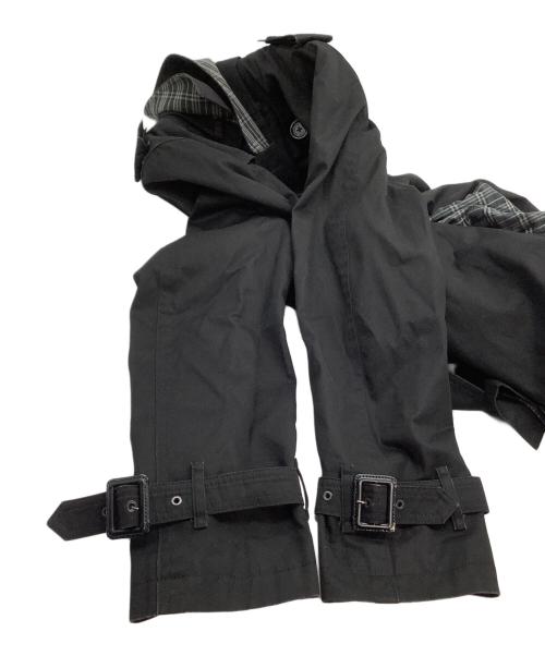 BURBERRY BLACK LABEL（バーバリーブラックレーベル）BURBERRY BLACK LABEL (バーバリーブラックレーベル) トレンチコート ブラック サイズ:Lの古着・服飾アイテム