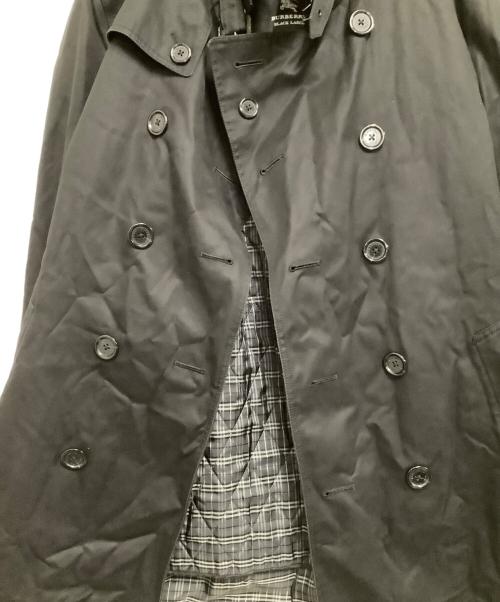 BURBERRY BLACK LABEL（バーバリーブラックレーベル）BURBERRY BLACK LABEL (バーバリーブラックレーベル) トレンチコート ブラック サイズ:Lの古着・服飾アイテム