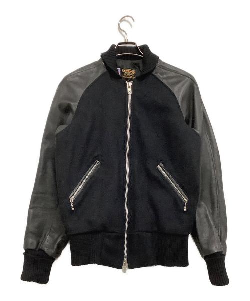 skookum（スクーカム）skookum (スクーカム) スタジャン　LETTERMAN ブラック サイズ:34の古着・服飾アイテム
