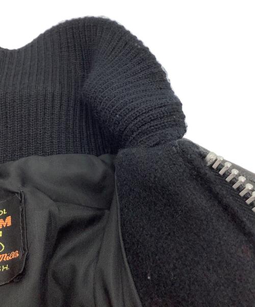 skookum（スクーカム）skookum (スクーカム) スタジャン　LETTERMAN ブラック サイズ:34の古着・服飾アイテム